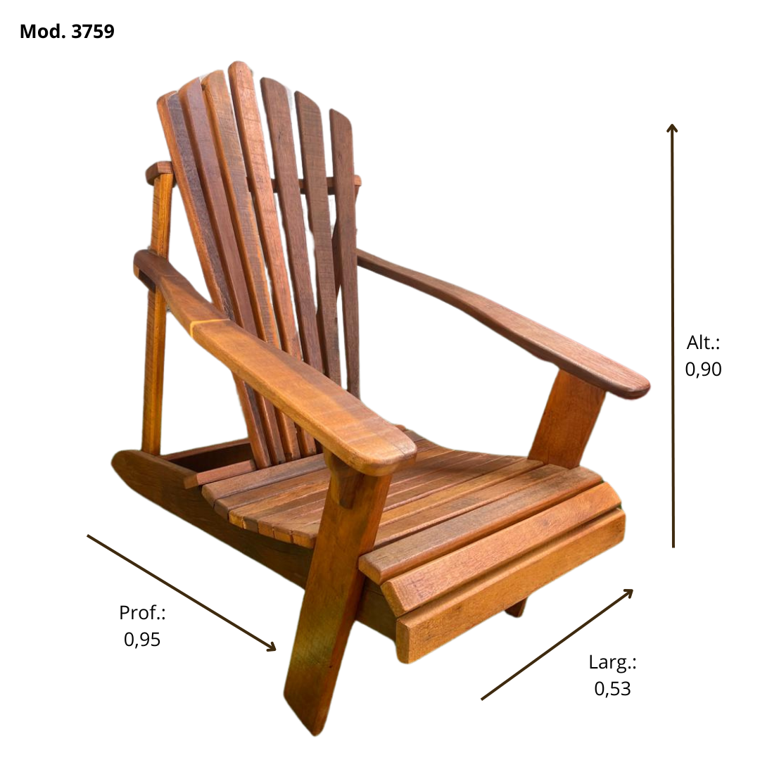 Espreguiçadeira Pavão – 1 lugar