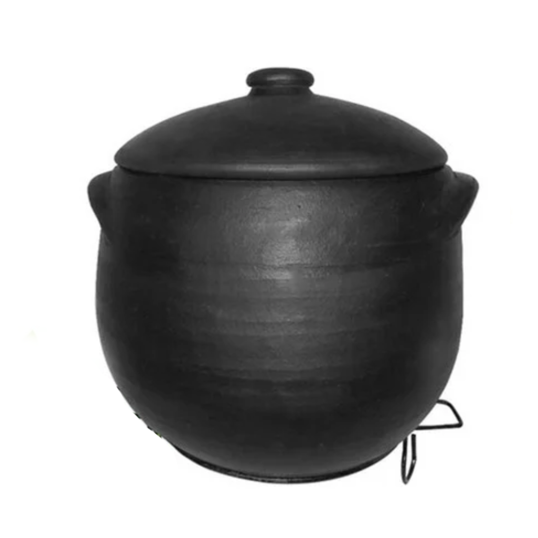 Caldeirão Panela de Barro preto Capixaba